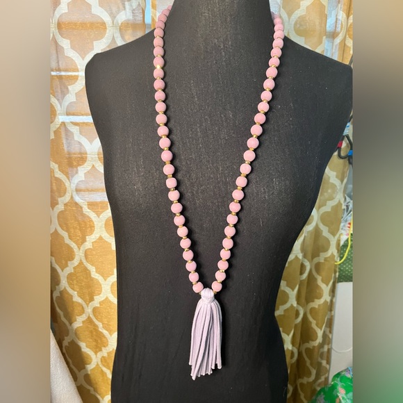 •Mare•Sole•Amore• Beaded Tassel Necklace - Picture 2 of 6